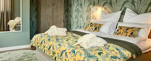Schlafzimmer 1 im LuxApart Eifel